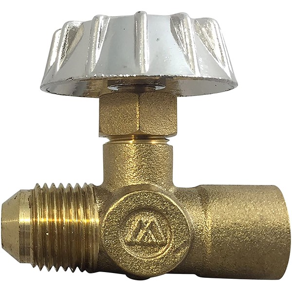 Brass Needle Valve Connector with Canopy Handle FNPT x FNPT [MNV0604]