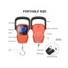 HEETA Fish Scale with Backlit LCD Display, Up to 110lb/50kg