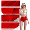 youlehe Women's Cotton Underwear Briefs High Waist Full Coverage Soft