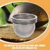 Kichvoe Teapot Strainers, 4pcs 8.2cm Stainless Steel Mesh Tea Leaves