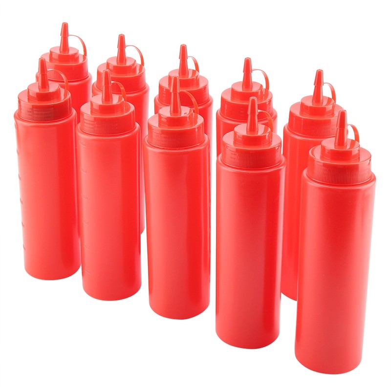720ml 10pcs / Set Plastic Condiment Dispenser for Sauce Oil