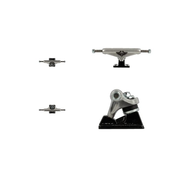 Fracture Wings V2 Skateboard Trucks - Black/Raw