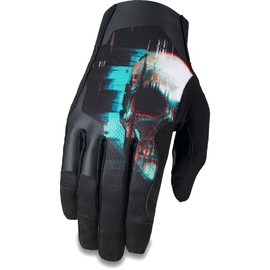 Dakine Mens Covert Full Finger Biking Gloves, Digi Skull, X-Small