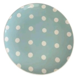 Cath Kidston Duck Egg Blue and White Spot Side Plate