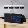 ROCAM Projection Alarm Clock, Projector Clock on Ceiling with USB