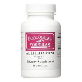 Ecological Formulas Allitiamina Vitamina B1 60 Tabletas