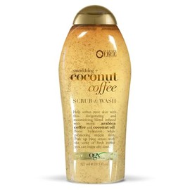 OGX, Body Wash y Exfoliante de Coco y Café, 577 ml                                                                                                    