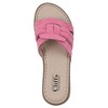 CLIFFS BY WHITE MOUNTAIN Women's Squarely Sandal, Fuchsia/Nubuck, 6 M