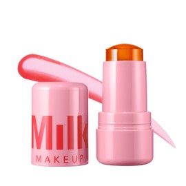 Milk Makeup Milk Makeup Cooling Water Jelly Tint, Fizz (Soft Peach) - 0.17 oz - Sheer Lip & Cheek Stain - Buildable Watercolor Finish - 1,000+ Swipes Per Stick - Vegan, Cruelty Free