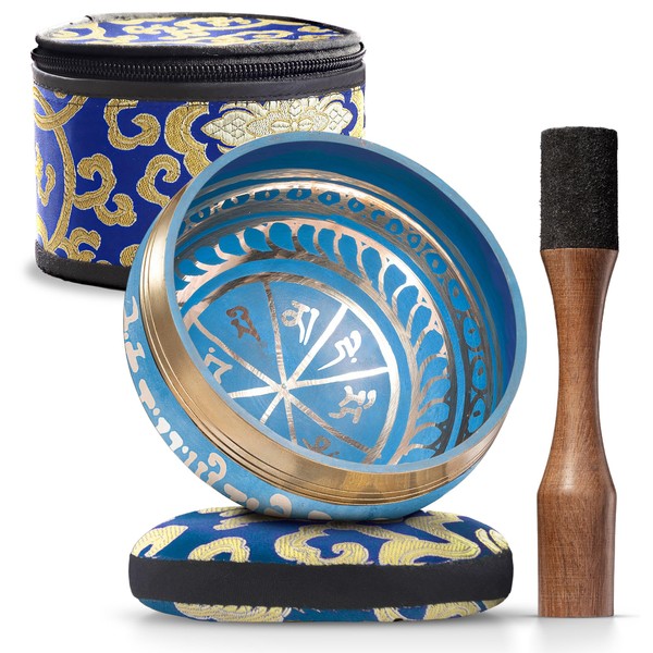 Tibetan Singing Bowl Set – Authentic Hand-Tuned Sound Bowl for