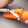 BNCHI Potato Peelers, Y Shape Serrated Blade 304 Stainless Steel