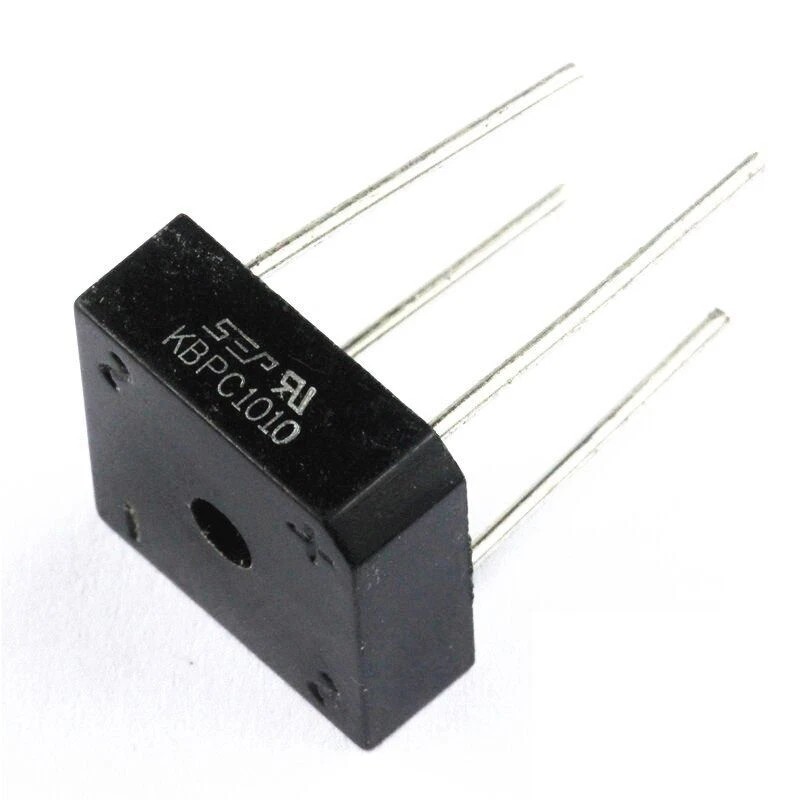 Unbranded 5pcs kbpc1010 10A 1000V AC Single Phase Square Diode