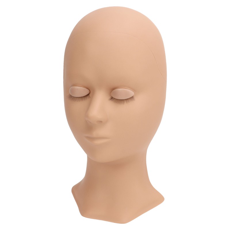 Lash Mannequin Head Soft Silicone Replaced Eyelids Mannequin Head for