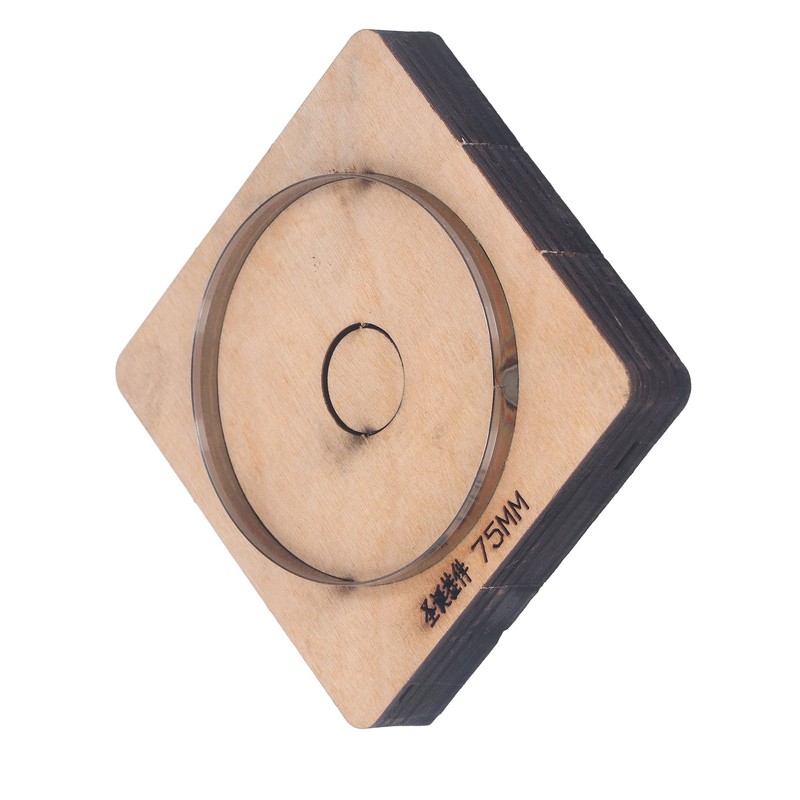 Leather Cutting Die 75mm Dia Round Shaped Manual Punching Molds