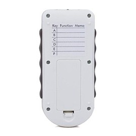 WY- CHUNGHOP L102 Universal Single 11-Key Learning IR Remote Control - Silver + White (2 x AAA)