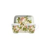 pimpernel X0011655543 Antique Rose Mugs 0.18 L and Tray Set,