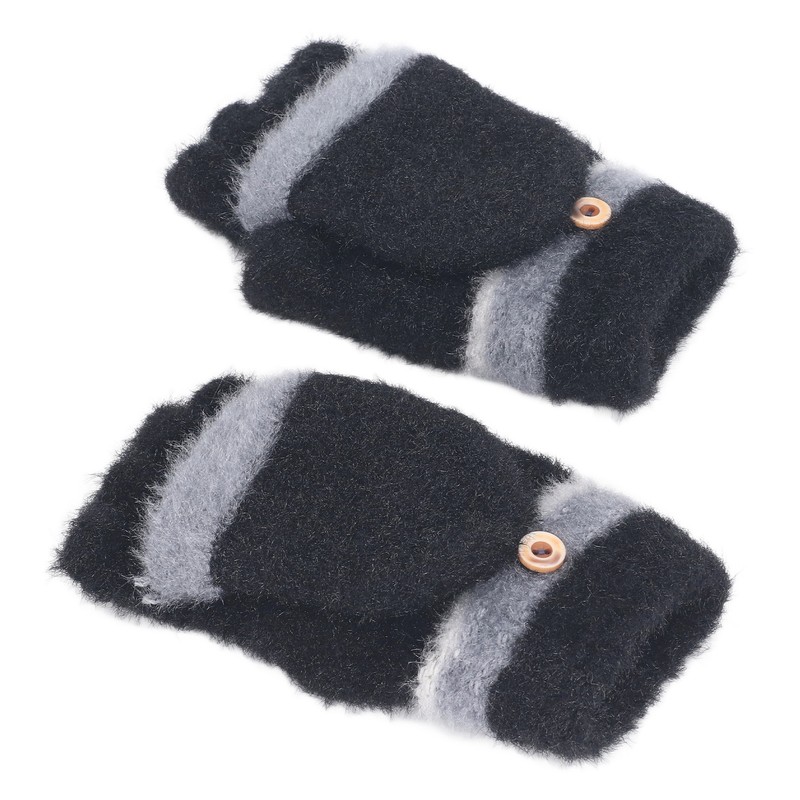 1 Pair USB Heated Gloves Half Finger Full Finger Double