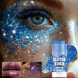 Barra De Purpurina Facial Pintura Ligera Para Piel Maquillaje De Purpurina Para Cuerpo Y Cara De Festival Para Banquete Lugar Trabajo Casual Viaje Negocios Hogar Novia Esposa
