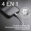 3-Stars 4000W (Higher Power) 4 Sockets - 2 USB Charging