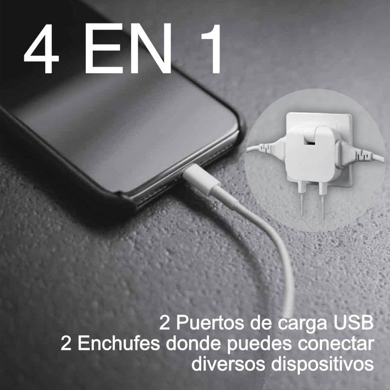 3-Stars 4000W (Higher Power) 4 Sockets - 2 USB Charging