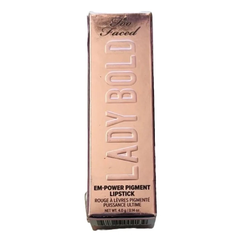 Labial Too Faced Lady Bold Acabado Cremoso Color 10 Take
