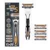 BIC Hybrid 5 Flex Refillable Men's Razor, 1 Weighted Handle