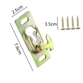 Bifold Door Hardware Set, Sliding Door Hanger, Sliding Door Hardware, Pocket Door Roller Assembly, Sliding Door Roller Connection Plate, Slider Sliding Door Interior Hardware 2pcs Loopunk