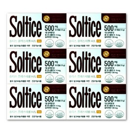 Soltice Cholesterol H/L 500mg / 솔티스 콜레스테롤 H/L 500mg X 30캡슐 6박스 혈중 콜레스테롤 개선 간 건강 쏠티스 soltice