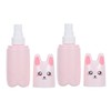 PACKOVE 2Pcs Cat Design Mist Spray Bottle Refillable Plastic Water