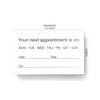 RXBC2011 Appointment Reminder Cards Pack of 100 Sky Blue