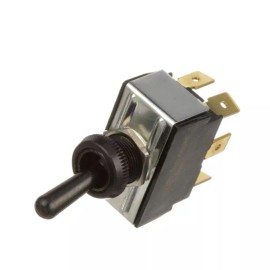 Lang 2E-30303-06 Black Toggle Switch DPDT Replacement - Free Shipping