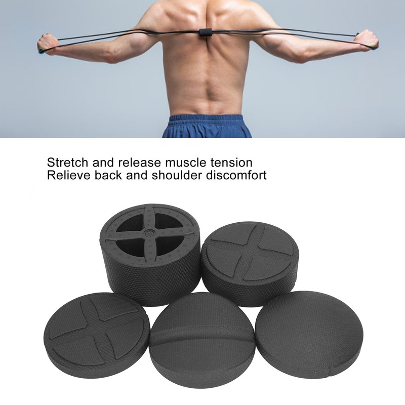 Back Stretcher Muscle Relaxation Adjustable Yoga Lumbar Support Spine Board