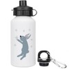 400ml 'Rabbit Holding A Star' Kids Reusable Water/Drinks Bottle (WT00078075)