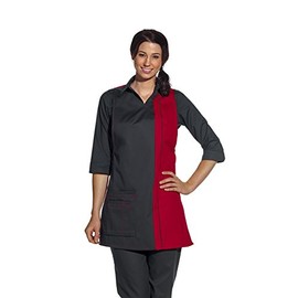 Leiber 08-2541-1002 Throw-On Apron Black/Red Gr: III, black