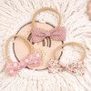 20PCS Baby Girl Headbands Printed Hair Bows Headbands Nylon Linen