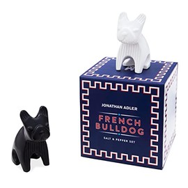 Jonathan Adler French Bulldog S&P, Black/White, One Size, (31830)