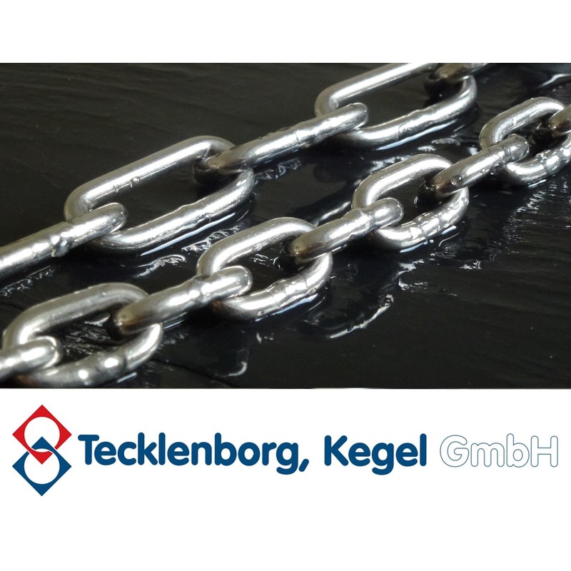 Tecklenborg Stainless Steel Long Link Chain Similar to DIN763 5