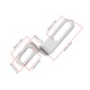 OTOTEC 2pcs Motorcycle Exhaust Pipe Connector Motorcycle Exhaust Pipe Stainless