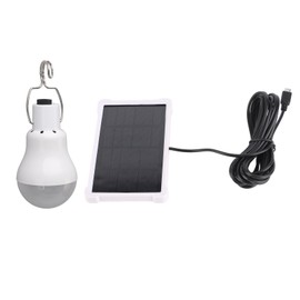 Portable Solar LED Light Bulb Rechargeable Solar Light Bulb for Outdoor Hiking Fishing Camping Tent Portable Solar Light Bulb