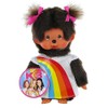 Monchhichi Knuffelpop Meisje K3 Regenboogjurk 20 cm