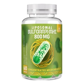 Sulforaphane Liposomal 800 mg Liver Support (60 Softgels) 🌿🛡️