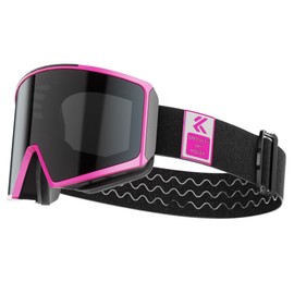 KAPVOE ski goggles are easy to remove, have columnar magnetic lenses, suitable for men and women, providing wide angle field of view suitable for skiing and snowboarding and fog-resistant properties
