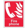V Safety Fire Phone - Portrait 150 x 200mm -