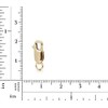 Lobster Clasp 14Kt Gold Filled 11.7mm with Open Jump Ring