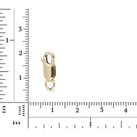 Lobster Clasp 14Kt Gold Filled 11.7mm with Open Jump Ring - 2pcs Wholesale Price (2221)/1