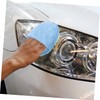 ORFOFE 5pcs Microfiber Waxing Sponge Pads Soft Buffing Pads for