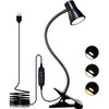 CeSunlight Clip Desk Lamp, USB Reading Light, Flexible Neck Led