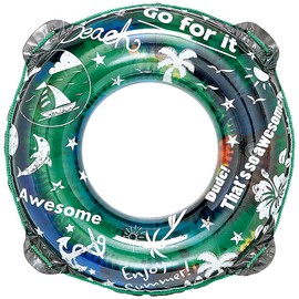 Igarashi RLD-70F 27.6 inches (70 cm) Float Ring, Tie-Dye Beach Ukiwa with Rope
