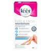 Veet Pure & Fresh, Bandas de Cera Depilatoria, Piernas y