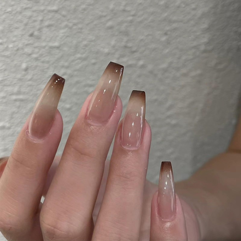 Nail Tips, 24 Pieces, Nail Tips, Short, Fall/Winter Design, Elegant